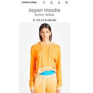 Cotton Citizen aspen hoodie FINAL PRICE